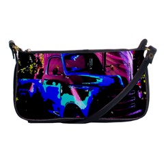 Abstract Artwork Of A Old Truck Shoulder Clutch Bags by Nexatart