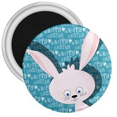 Easter Bunny  3  Magnets by Valentinaart