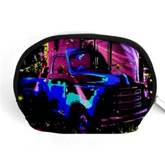 Abstract Artwork Of A Old Truck Accessory Pouches (medium)  by Nexatart