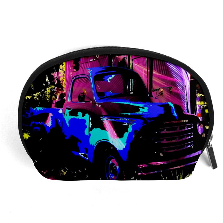 Abstract Artwork Of A Old Truck Accessory Pouches (Large) 