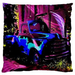 Abstract Artwork Of A Old Truck Standard Flano Cushion Case (one Side) by Nexatart