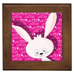 Easter Bunny  Framed Tiles by Valentinaart