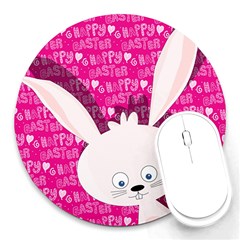 Easter Bunny  Round Mousepads by Valentinaart