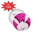 Easter bunny  1.75  Buttons (10 pack) Front