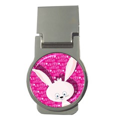 Easter Bunny  Money Clips (round)  by Valentinaart