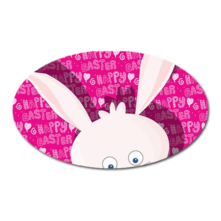 Easter bunny  Oval Magnet