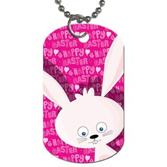 Easter Bunny  Dog Tag (one Side) by Valentinaart