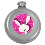 Easter bunny  Round Hip Flask (5 oz) Front