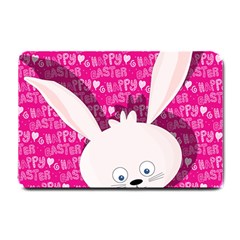 Easter Bunny  Small Doormat  by Valentinaart