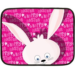 Easter Bunny  Fleece Blanket (mini) by Valentinaart