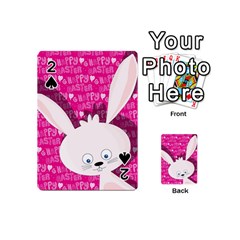 Easter Bunny  Playing Cards 54 (mini)  by Valentinaart