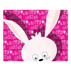 Easter Bunny  Double Sided Flano Blanket (large)  by Valentinaart