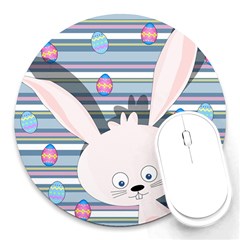 Easter bunny  Round Mousepads