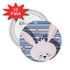 Easter bunny  2.25  Buttons (10 pack) 