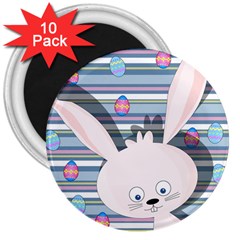 Easter bunny  3  Magnets (10 pack) 