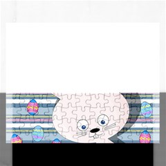 Easter Bunny  Rectangular Jigsaw Puzzl by Valentinaart