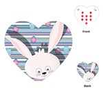 Easter bunny  Playing Cards (Heart)  Front