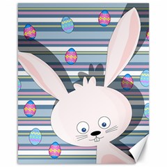 Easter bunny  Canvas 16  x 20  