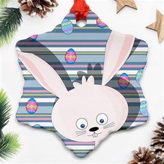 Easter bunny  Ornament (Snowflake)