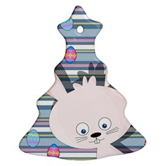 Easter bunny  Christmas Tree Ornament (Two Sides)