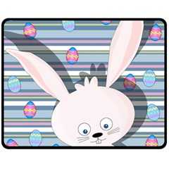 Easter bunny  Double Sided Fleece Blanket (Medium) 