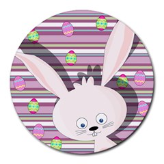 Easter Bunny  Round Mousepads by Valentinaart