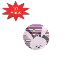 Easter Bunny  1  Mini Magnet (10 Pack)  by Valentinaart