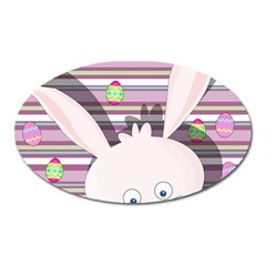 Easter Bunny  Oval Magnet by Valentinaart