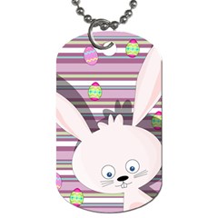 Easter Bunny  Dog Tag (one Side) by Valentinaart