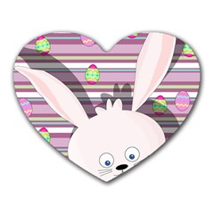 Easter Bunny  Heart Mousepads by Valentinaart