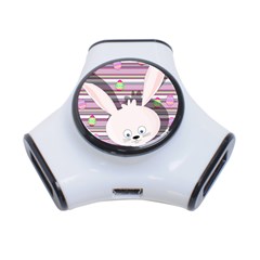 Easter Bunny  3-port Usb Hub by Valentinaart