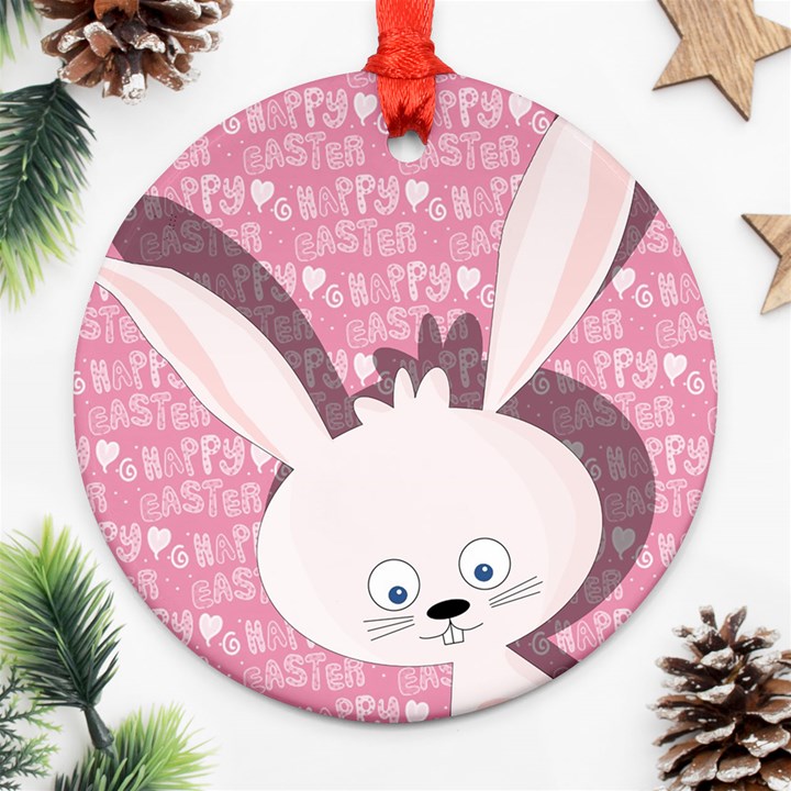 Easter bunny  Ornament (Round)