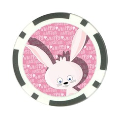 Easter Bunny  Poker Chip Card Guard (10 Pack) by Valentinaart