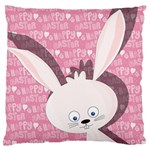 Easter bunny  Standard Flano Cushion Case (Two Sides) Back