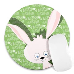 Easter Bunny  Round Mousepads by Valentinaart