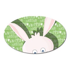 Easter bunny  Oval Magnet