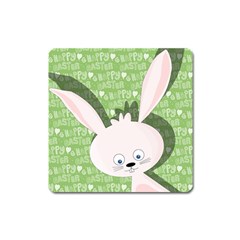 Easter bunny  Square Magnet