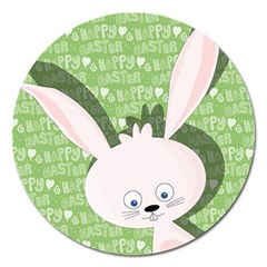 Easter Bunny  Magnet 5  (round) by Valentinaart