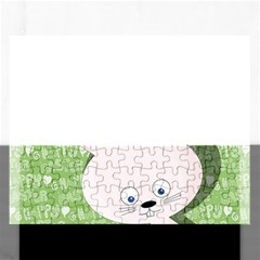 Easter bunny  Rectangular Jigsaw Puzzl