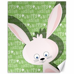 Easter bunny  Canvas 16  x 20  