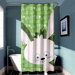 Easter bunny  Shower Curtain 36  x 72  (Stall) 