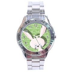 Easter bunny  Stainless Steel Analogue Watch