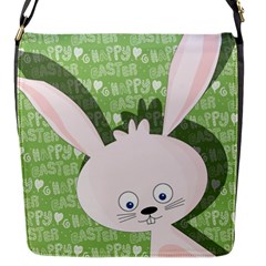 Easter Bunny  Flap Messenger Bag (s) by Valentinaart