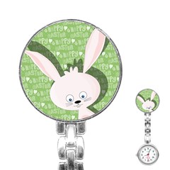 Easter bunny  Stainless Steel Nurses Watch