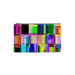 Glitch Art Abstract Cosmetic Bag (small)  by Nexatart