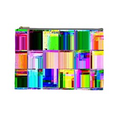 Glitch Art Abstract Cosmetic Bag (large)  by Nexatart