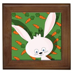 Easter Bunny  Framed Tiles by Valentinaart