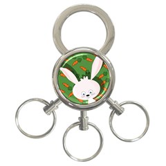 Easter Bunny  3-ring Key Chains by Valentinaart