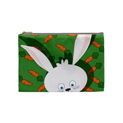 Easter Bunny  Cosmetic Bag (medium)  by Valentinaart