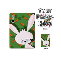 Easter Bunny  Playing Cards 54 (mini)  by Valentinaart